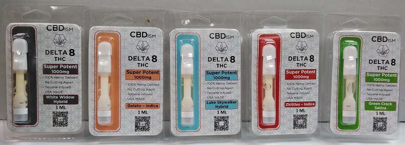 CBDism Delta 8 1mL cartridge